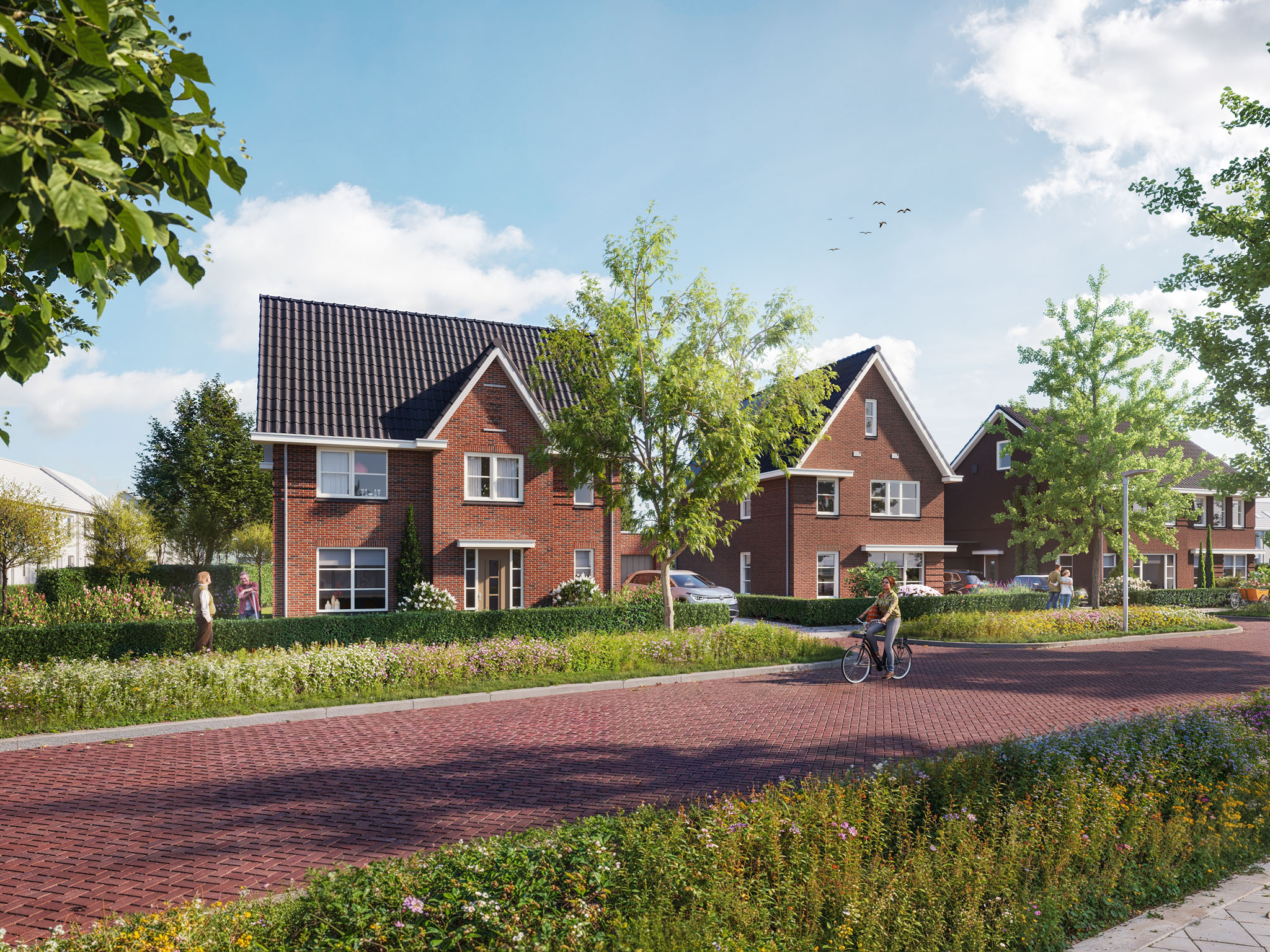 Nieuwbouw Swifterbant Luweland In De Luwte Fase 1B Vrijstaande Tweekap Woning Bnr 115 Tm 118 2048 X 1536